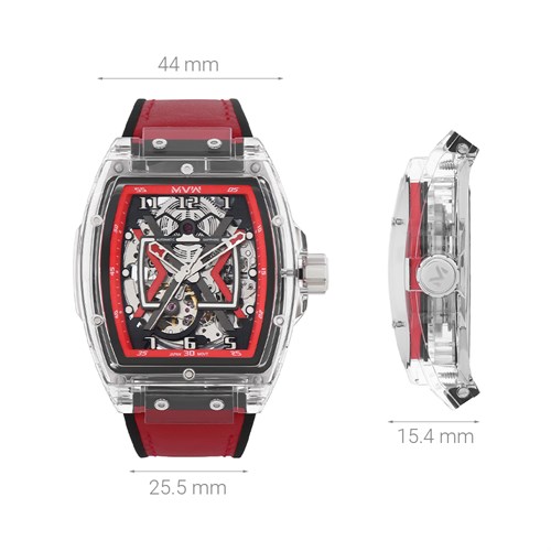 Đồng hồ MVW Galaxy 44 mm Nam MSCA004-01 Màu Đỏ