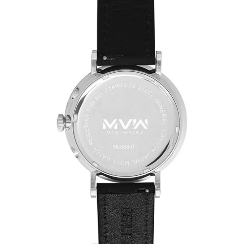 Đồng hồ MVW Sport 44 mm Nam ML088-01 Màu Đen