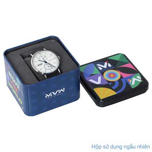 Đồng hồ MVW Sport 44 mm Nam ML088-01 Màu Đen