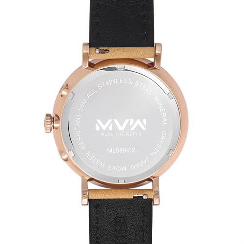 Đồng hồ MVW 44 mm Nam ML088-02 Màu Nâu
