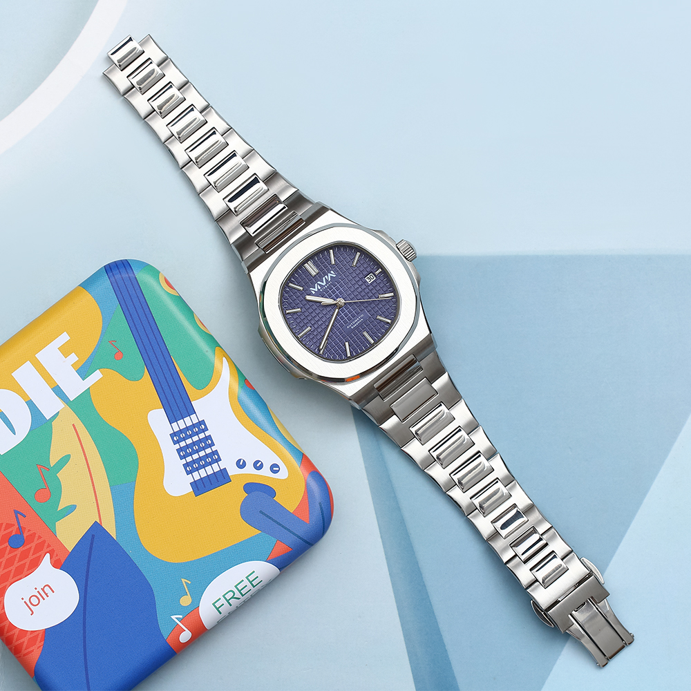 Đồng hồ MVW Elegant 43 mm Nam MSA097-01-ELE