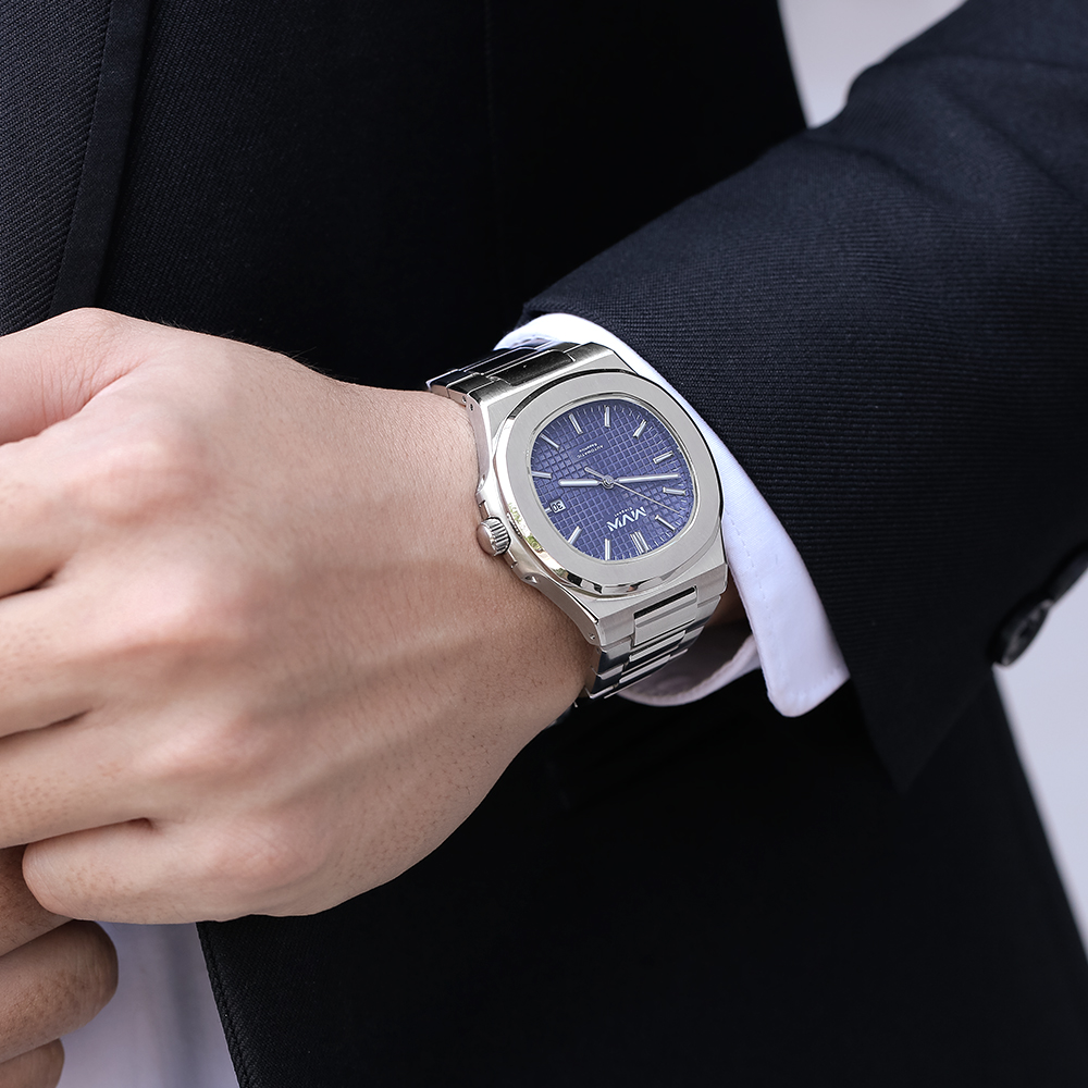 Đồng hồ MVW Elegant 43 mm Nam MSA097-01-ELE