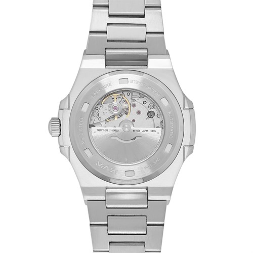 Đồng hồ MVW Elegant 43 mm Nam MSA097-02-ELE Màu Bạc