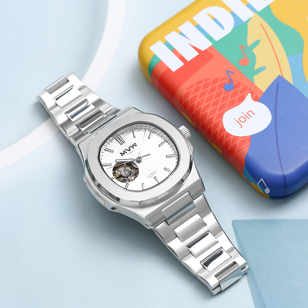 Đồng hồ MVW Elegant 43 mm Nam MSA098-01-ELE