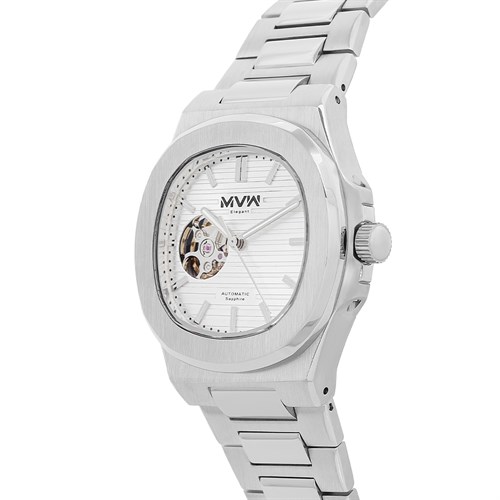 Đồng hồ MVW Elegant 43 mm Nam MSA098-01-ELE Màu Bạc