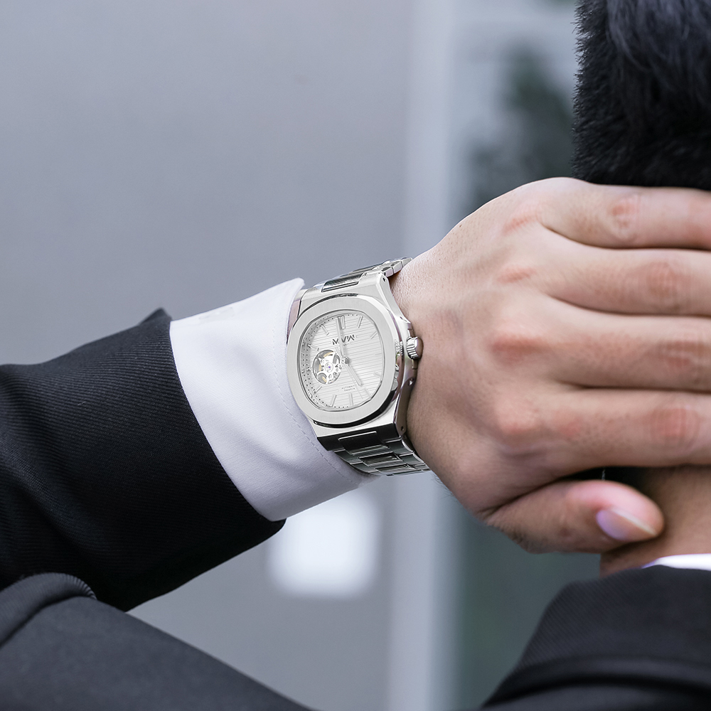 Đồng hồ MVW Elegant 43 mm Nam MSA098-01-ELE