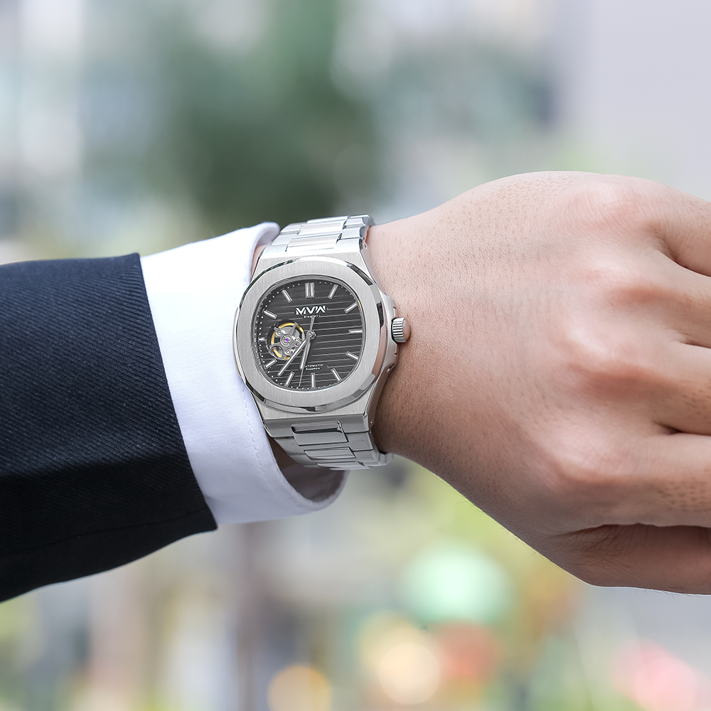 Đồng hồ MVW Elegant 43 mm Nam MSA098-02-ELE