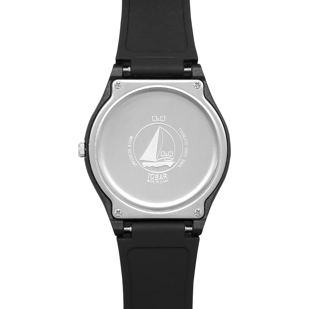 Đồng hồ Q&Q 38 mm Unisex A212J001Y Màu Đen