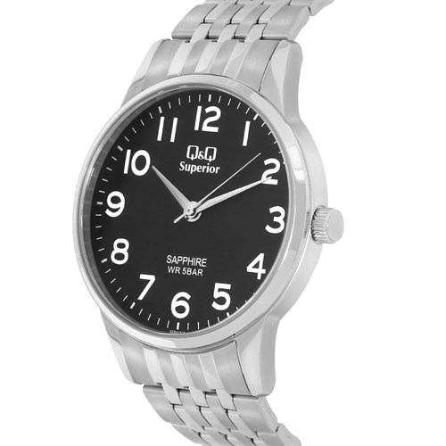 Đồng hồ Q&Q 40 mm Nam S280J215Y Màu Bạc