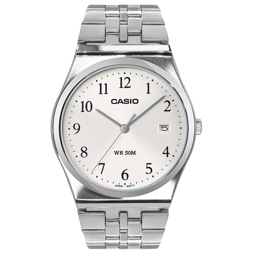 Đồng hồ Casio 35 mm Nam MTP-B145D-7BVDF Màu Bạc