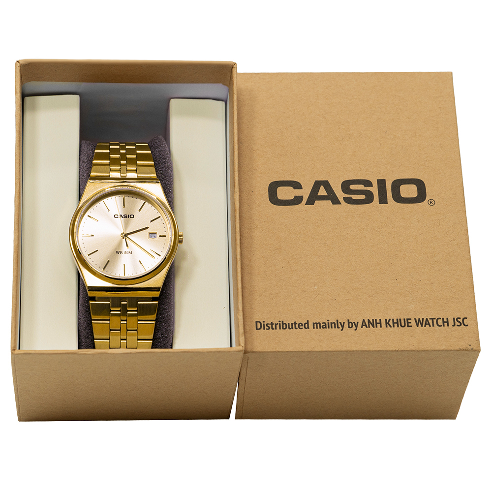 Đồng hồ Casio Timeless 35 mm Nam MTP-B145G-9AVDF Màu Vàng