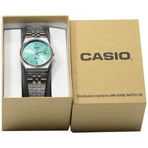 Đồng hồ Casio 35 mm Nam MTP-B145D-2A1VDF Màu Bạc