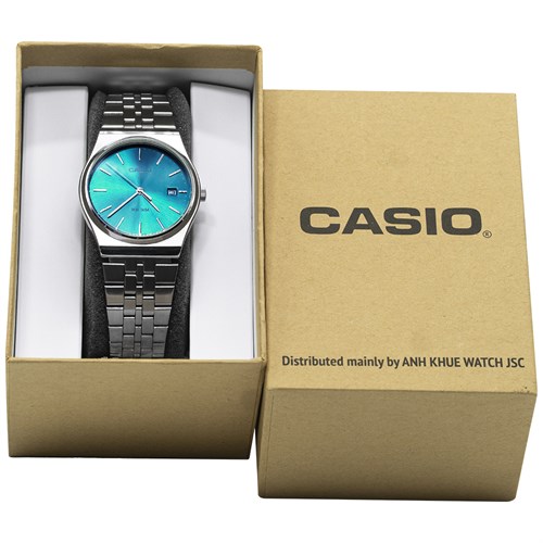 Đồng hồ Casio 35 mm Nam MTP-B145D-2A2VDF Màu Bạc