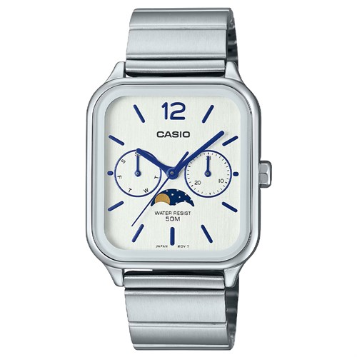 Đồng hồ Casio 34 mm Nam MTP-M305D-7AVDF Màu Bạc