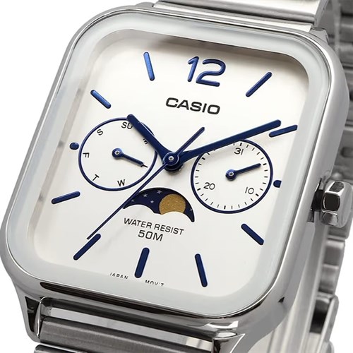 Đồng hồ Casio 34 mm Nam MTP-M305D-7AVDF Màu Bạc