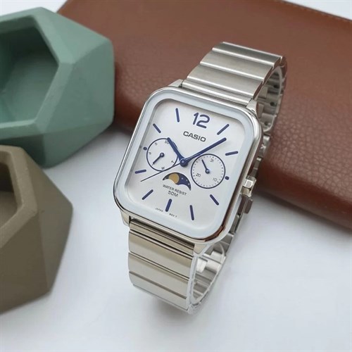 Đồng hồ Casio 34 mm Nam MTP-M305D-7AVDF Màu Bạc