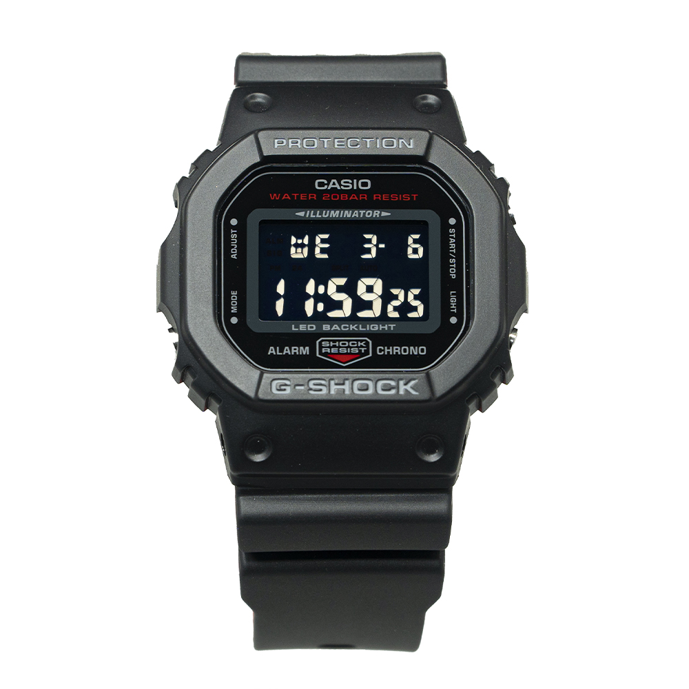 Đồng hồ G-Shock 5600 42.8 mm Nam DW-5600UHR-1DR Màu Đen