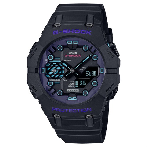 Đồng hồ G-Shock 46 mm Nam GA-B001CBR-1ADR Màu Đen