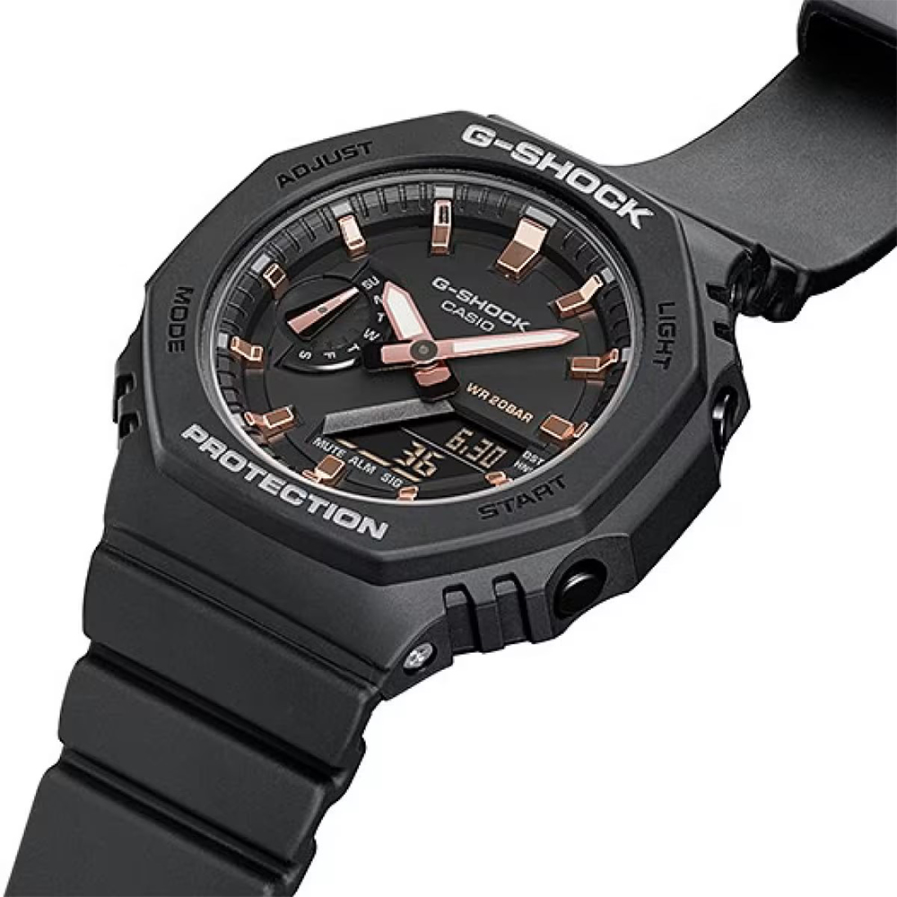 Đồng hồ G-Shock 2100 42.9 mm Nữ GMA-S2100-1ADR Màu Đen
