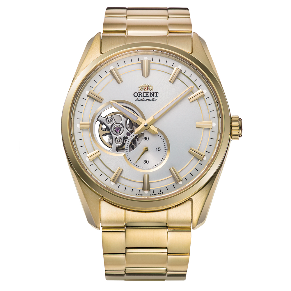 Đồng hồ Orient Contemporary Semi Skeleton 40.8 mm Nam RA-AR0007S10B Màu Vàng