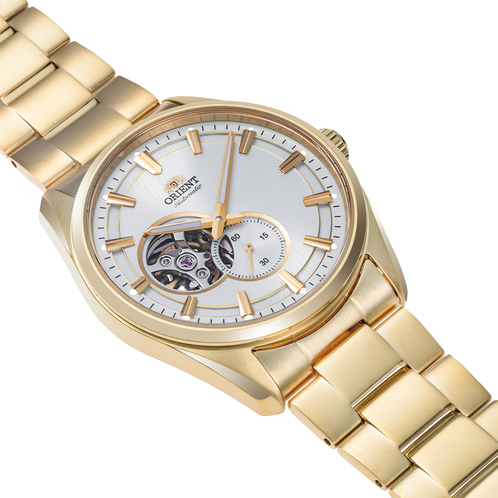 Đồng hồ Orient Contemporary Semi Skeleton 40.8 mm Nam RA-AR0007S10B Màu Vàng