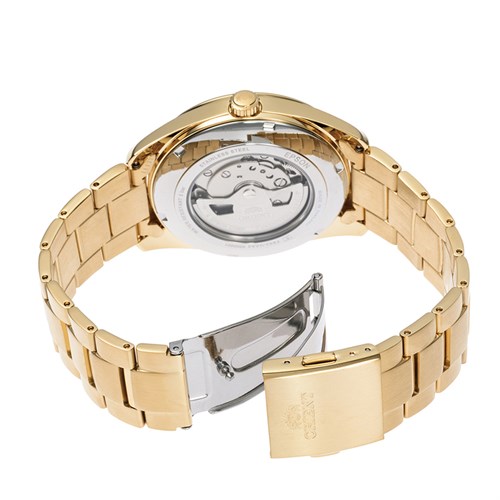 Đồng hồ Orient Contemporary Semi Skeleton 40.8 mm Nam RA-AR0007S10B Màu Vàng