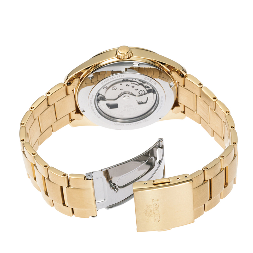 Đồng hồ Orient Contemporary Semi Skeleton 40.8 mm Nam RA-AR0007S10B Màu Vàng