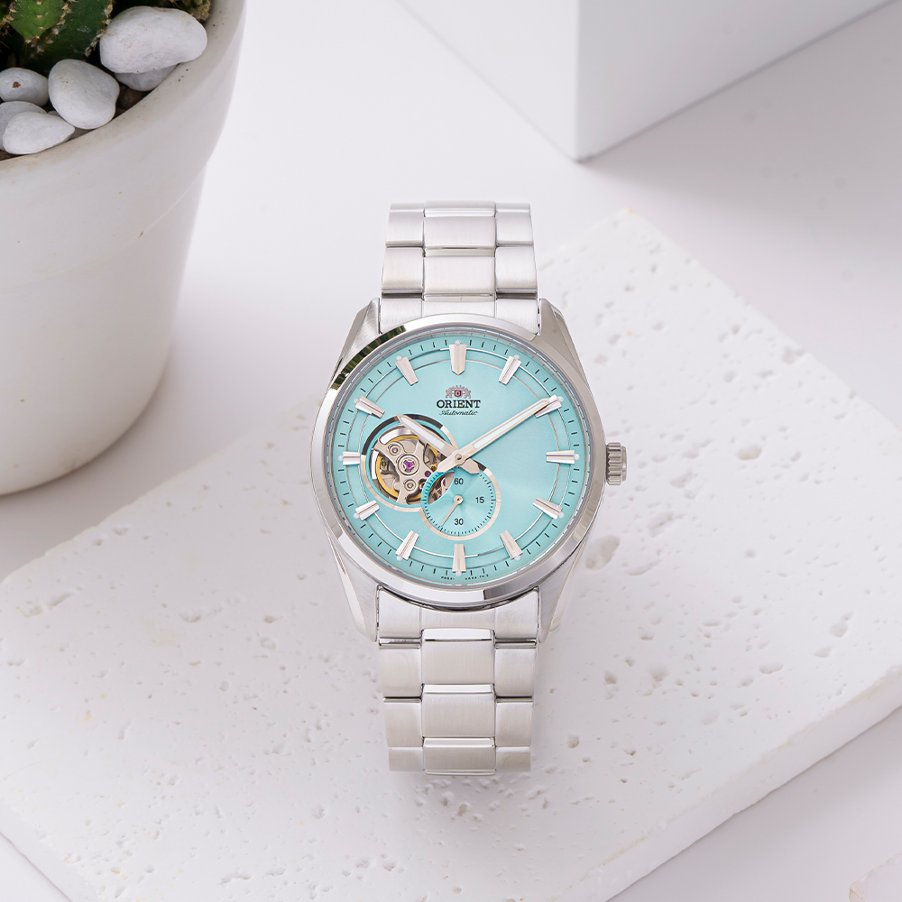 Đồng hồ Orient Contemporary Semi Skeleton 40.8 mm Nam RA-AR0009L30B Màu Bạc
