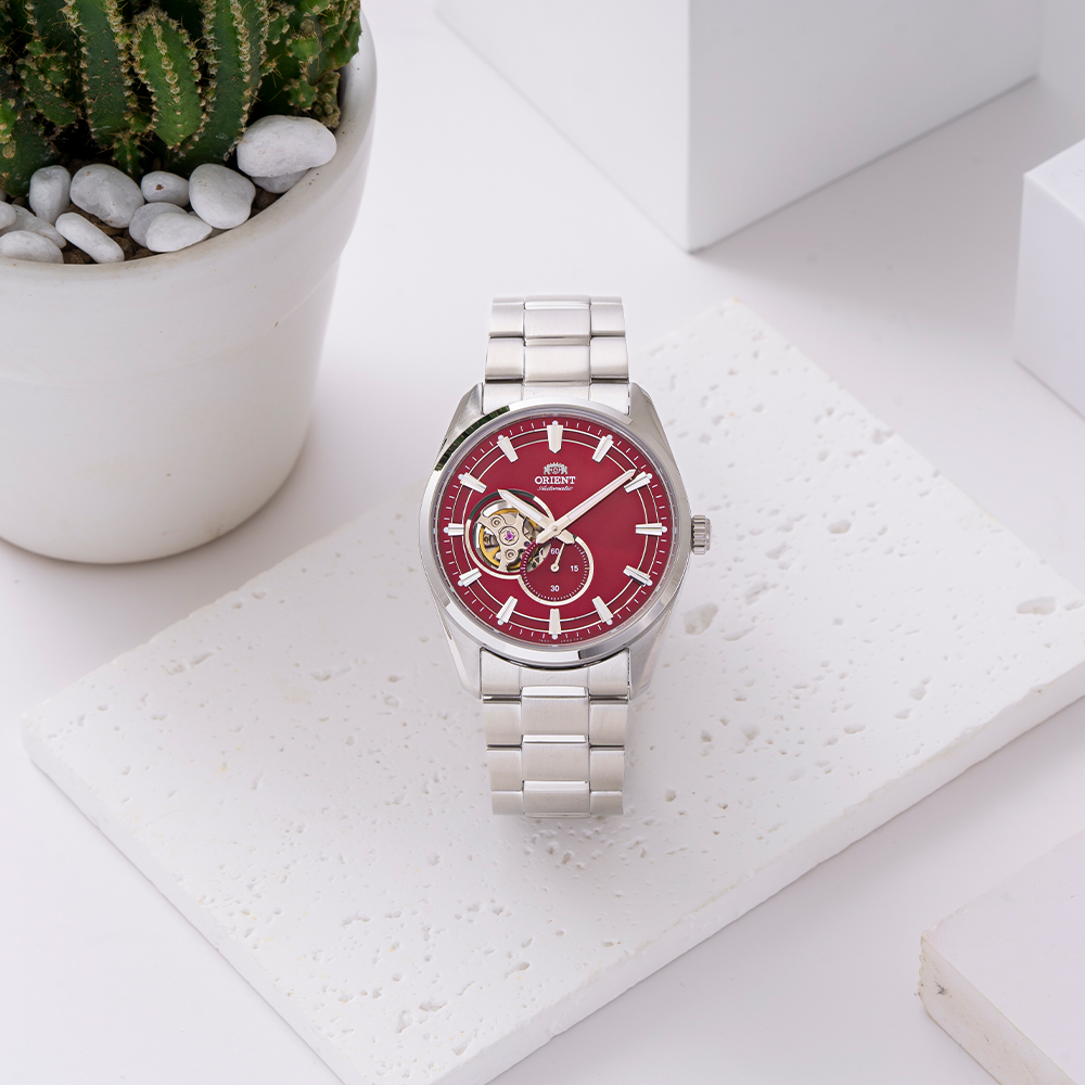 Đồng hồ Orient Contemporary Semi Skeleton 40.8 mm Nam RA-AR0010R30B Màu Bạc