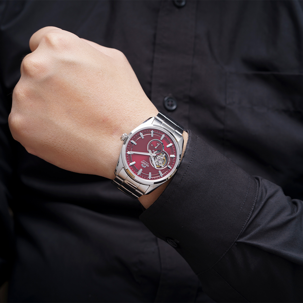 Đồng hồ Orient Contemporary Semi Skeleton 40.8 mm Nam RA-AR0010R30B Màu Bạc