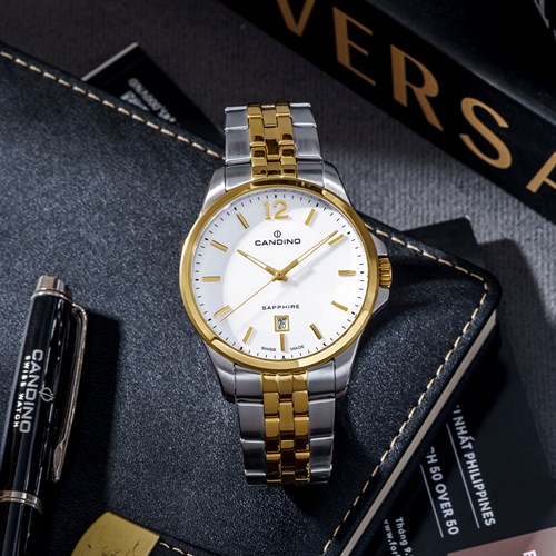 Đồng hồ Candino 42 mm Nam C4763/1 Màu Bạc