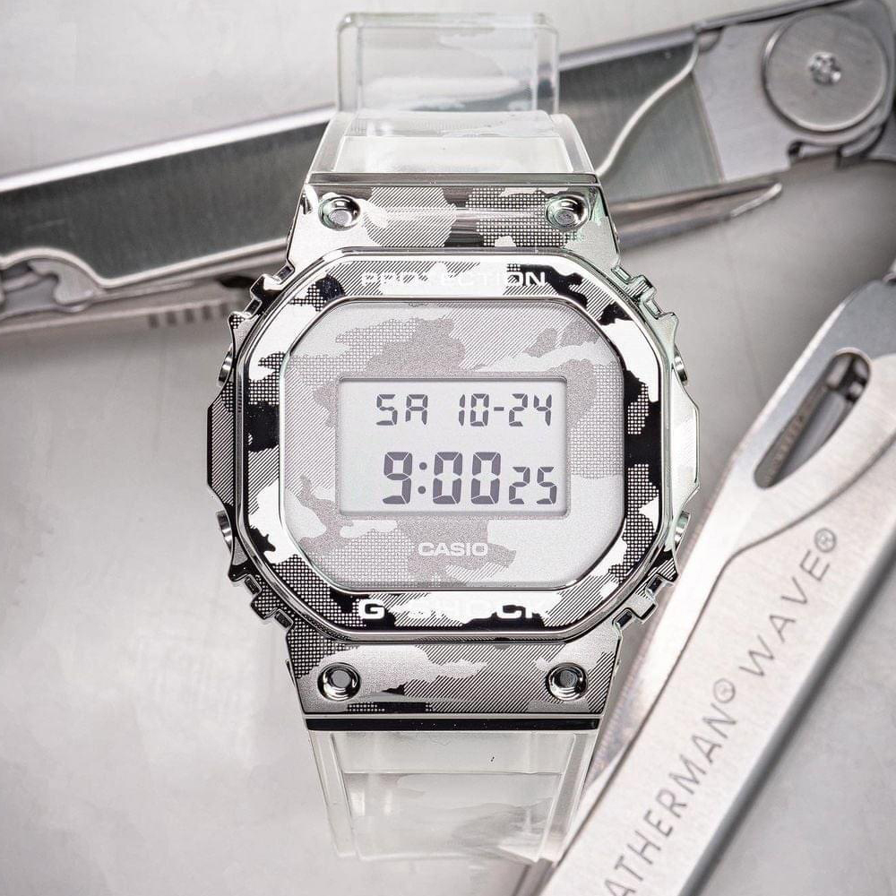 Đồng hồ G-Shock 5600 43.2 mm Nam GM-5600SCM-1DR Màu Trắng