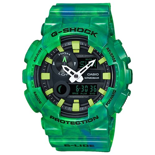 Đồng hồ G-Shock 51.2 mm Nam GAX-100MB-3ADR Màu Xanh lá