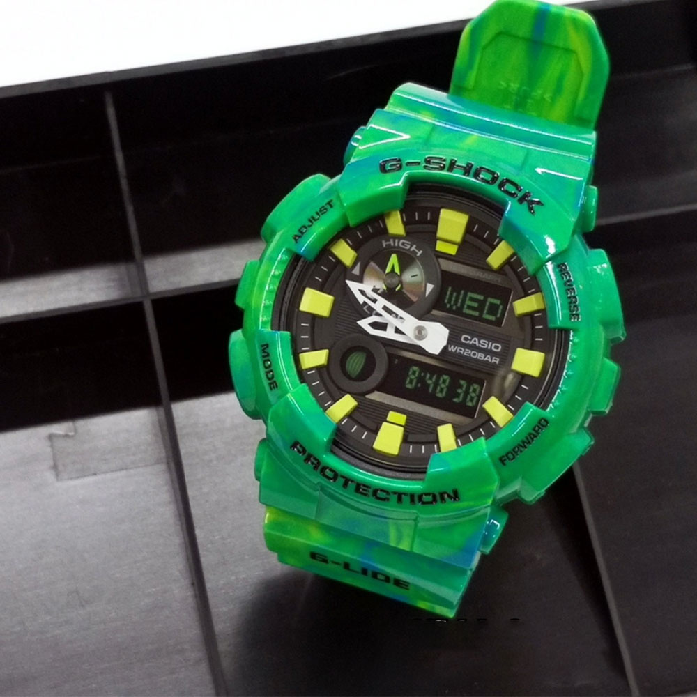 Đồng hồ G-Shock 51.2 mm Nam GAX-100MB-3ADR Màu Xanh lá