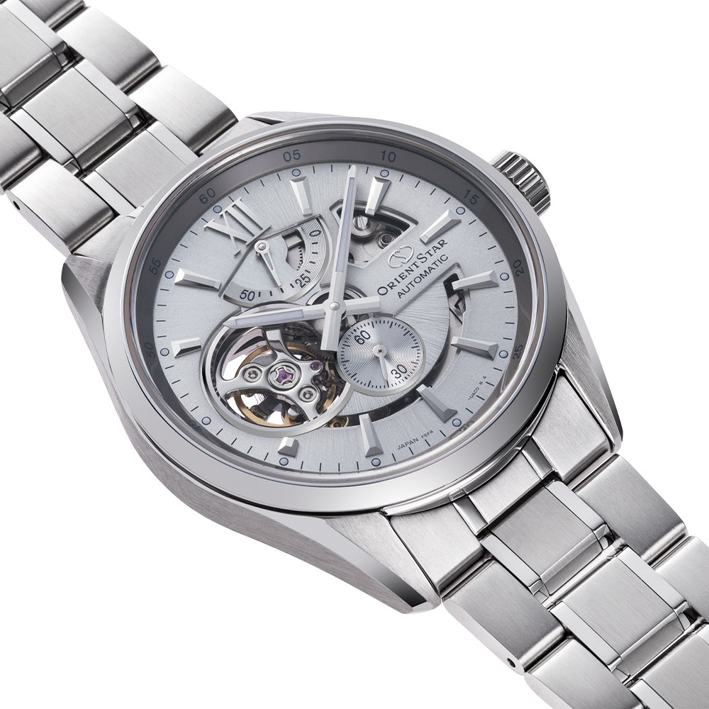 Đồng hồ Orient Star 41 mm Nam RE-AV0125S00B Màu Bạc