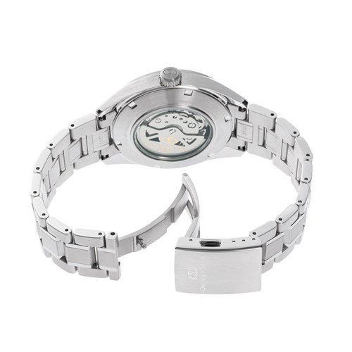 Đồng hồ Orient Star 41 mm Nam RE-AV0125S00B Màu Bạc