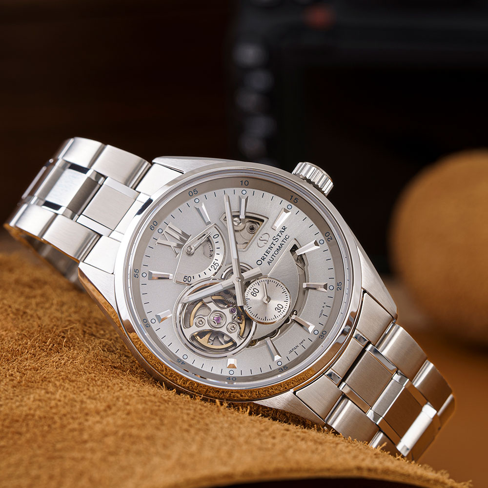Đồng hồ Orient Star 41 mm Nam RE-AV0125S00B Màu Bạc