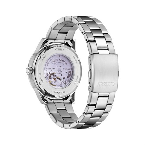 Citizen NH8400-87A Orologio Meccanico Automatico Unisex, Cassa 42 Mm, Bracciale Acciaio, Vetro Minerale