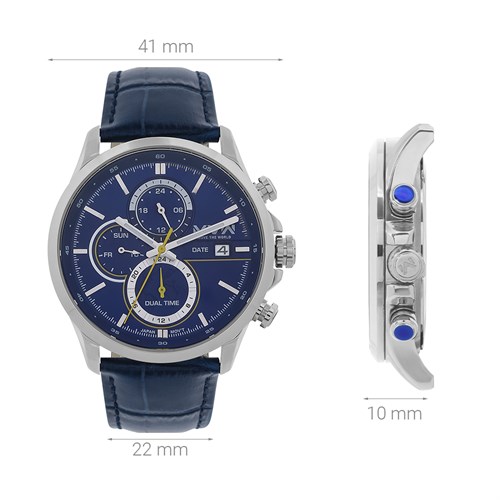 Đồng hồ MVW Sport 41 mm Nam ML087-01 Màu Xanh