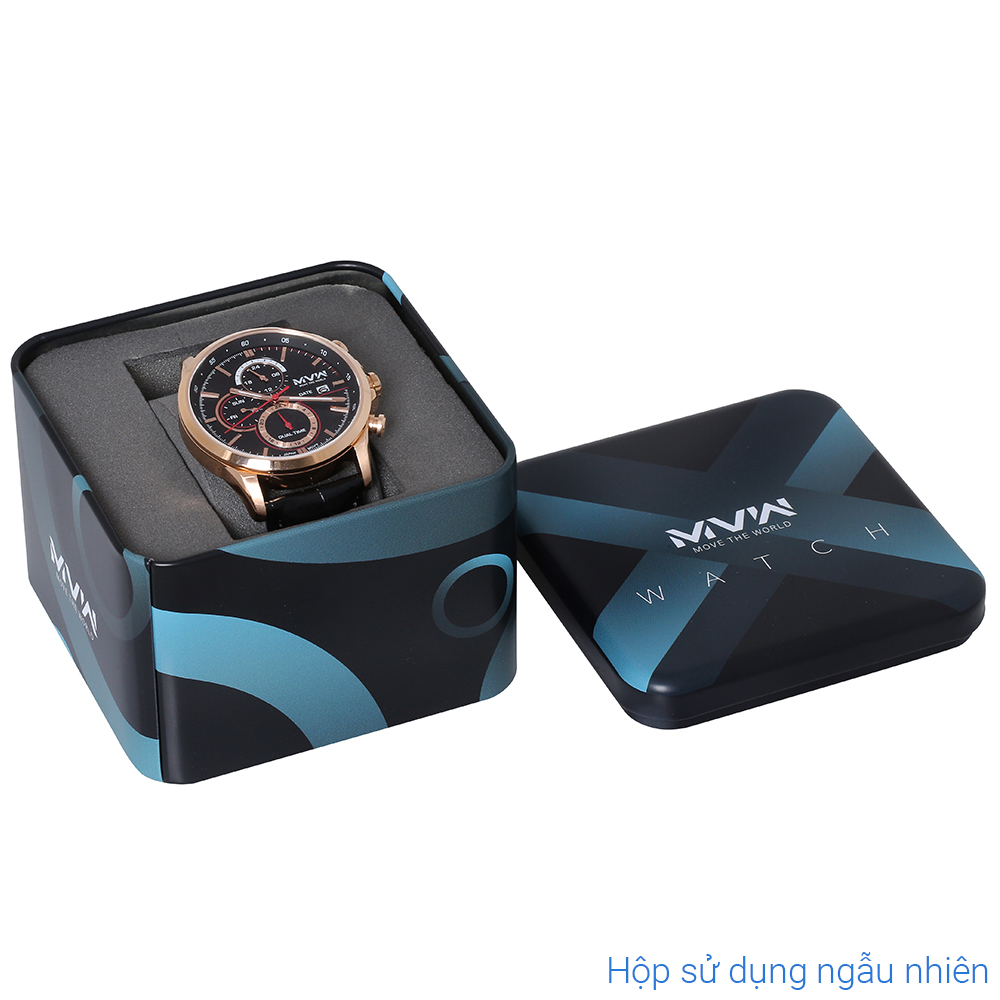 Đồng hồ MVW Sport 41 mm Nam ML087-02 Màu Đen