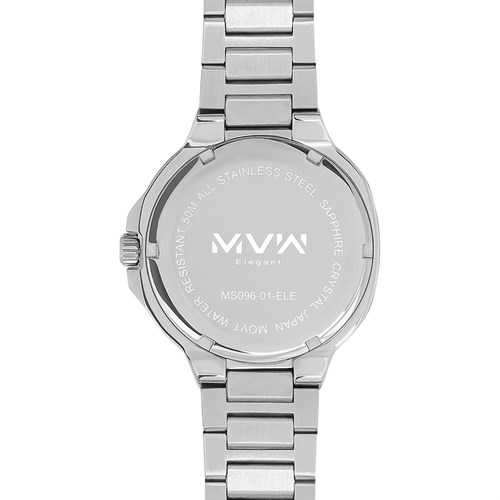 Đồng hồ MVW Elegant 40 mm Nam MS096-01-ELE Màu Bạc