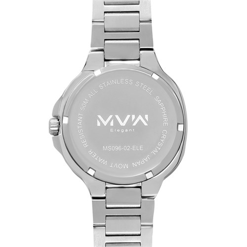 Đồng hồ MVW Elegant 40 mm Nam MS096-02-ELE Màu Bạc