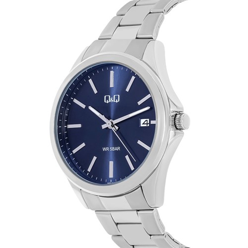 Đồng hồ Q&Q 43 mm Nam A484J212Y Màu Bạc
