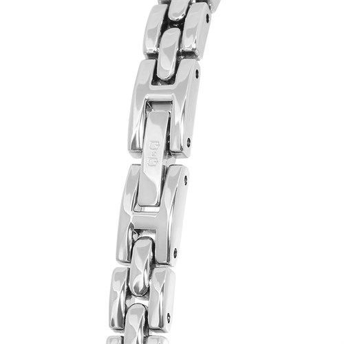 Đồng hồ Q&Q 22 mm Nữ F06A-001PY Màu Bạc