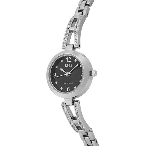 Đồng hồ Q&Q 22 mm Nữ F07A-002PY Màu Bạc