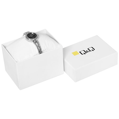 Đồng hồ Q&Q 22 mm Nữ F07A-002PY Màu Bạc