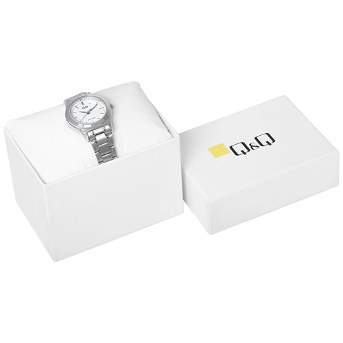 Đồng hồ Q&Q 28 mm Nữ C07A-006PY Màu Bạc