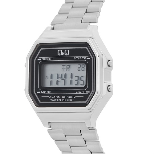 Đồng hồ Q&Q 34 mm Unisex G17A-001JY Màu Bạc