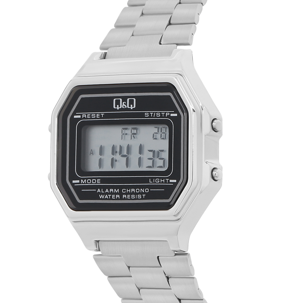 Đồng hồ Q&Q 34 mm Unisex G17A-001JY Màu Bạc