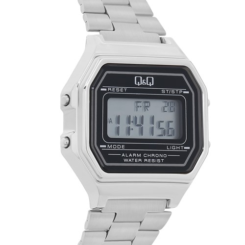 Đồng hồ Q&Q 34 mm Unisex G17A-001JY Màu Bạc